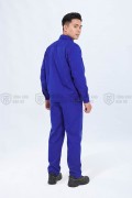 Đồng phục công nhân TK42 cao cấp, quần áo công nhân màu xanh dương, Size 6(M)
