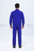 Đồng phục công nhân TK42 cao cấp, quần áo công nhân màu xanh dương, Size 6(M)