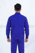 Đồng phục công nhân TK42 cao cấp, quần áo công nhân màu xanh dương, Size 6(M)