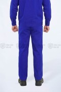Đồng phục công nhân TK42 cao cấp, quần áo công nhân màu xanh dương, Size 6(M)