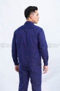 Quần áo công nhân lao động TK43 màu xanh tím than, Size 6(M)
