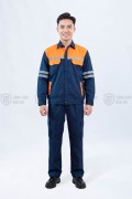 Quần áo bảo hộ lao động TK48 phản quang cao cấp cho kỹ sư, nhân viên kỹ thuật, công nhân, Size M - Vải kaki liên doanh