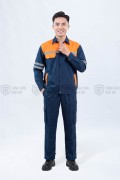 Quần áo bảo hộ lao động TK48 phản quang cao cấp cho kỹ sư, nhân viên kỹ thuật, công nhân, Size M - Vải kaki liên doanh