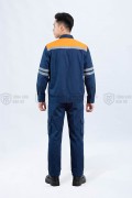 Quần áo bảo hộ lao động TK48 phản quang cao cấp cho kỹ sư, nhân viên kỹ thuật, công nhân, Size M - Vải kaki liên doanh