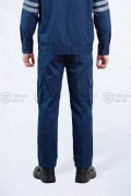 Quần áo bảo hộ lao động TK48 phản quang cao cấp cho kỹ sư, nhân viên kỹ thuật, công nhân, Size M - Vải kaki liên doanh