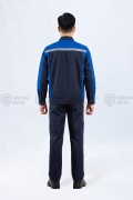 Quần áo bảo hộ lao động TK61 tay dài, chống bám bẩn cho kỹ sư, kỹ thuật, Size M - Vải kaki liên doanh