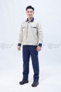Quần áo bảo hộ lao động TK71 chất liệu dày dặn, chuẩn form cho kỹ sư, kỹ thuật, Size M - Vải kaki liên doanh