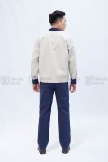 Quần áo bảo hộ lao động TK71 chất liệu dày dặn, chuẩn form cho kỹ sư, kỹ thuật, Size M - Vải kaki liên doanh