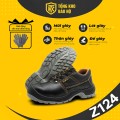 Giày bảo hộ lao động zboot Z124 mũi thép, đế PU cao cấp, Size 42