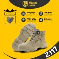 Giày bảo hộ lao động Zboot Z117 thiết kế nút vặn công nghệ mới, chống đinh, chống va đập mạnh, Size 42