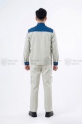 Quần áo bảo hộ lao động cho kỹ sư kỹ thuật, quần áo công nhân TK01, Size M - Vải kaki liên doanh
